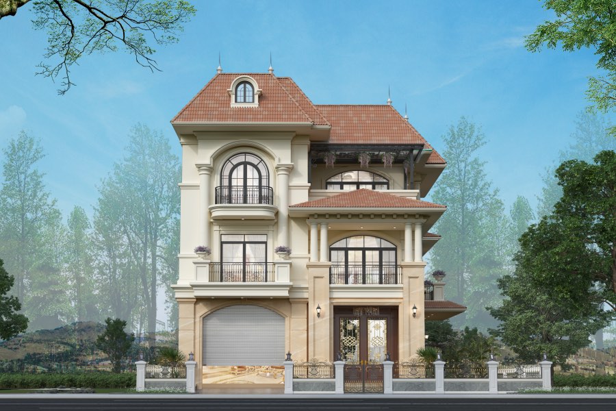 Biệt thự mái ngói